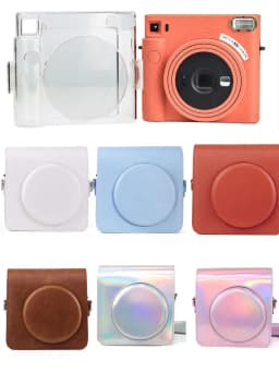 New Square SQ1 Protective Camera Case Bag for Fujifilm Instax Square SQ1 Square Camera Storage Case Transparent Protective Case