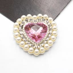 5Pcs 25*26MM Pearl Diamond Heart Alloy Accessories Diy Wedding Dress Hair Accessories Invitation Jewelry Decorative Accessories