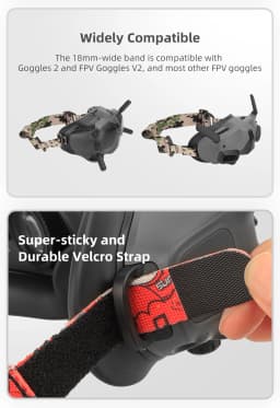 Colorful Headband Soft Elastic Head Strap Adjustable for DJI Avata Goggles 2/FPV Goggles V2 Accessories