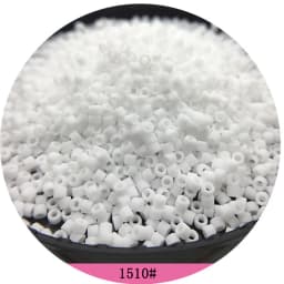 365pcs 2mm Japanese Matte Frosted Color Tubular Glass Beads 10/0 Loose Spacer Seed Beads for Jewelry Making DIY Charms Sewing