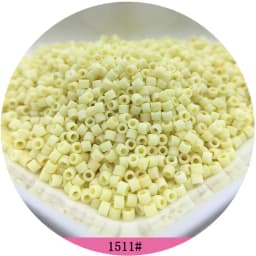 365pcs 2mm Japanese Matte Frosted Color Tubular Glass Beads 10/0 Loose Spacer Seed Beads for Jewelry Making DIY Charms Sewing