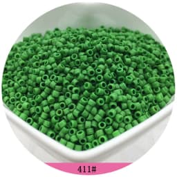 365pcs 2mm Japanese Matte Frosted Color Tubular Glass Beads 10/0 Loose Spacer Seed Beads for Jewelry Making DIY Charms Sewing