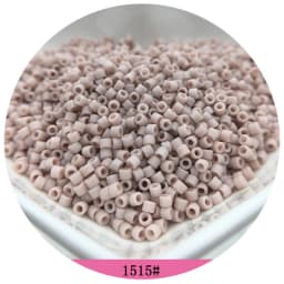 365pcs 2mm Japanese Matte Frosted Color Tubular Glass Beads 10/0 Loose Spacer Seed Beads for Jewelry Making DIY Charms Sewing