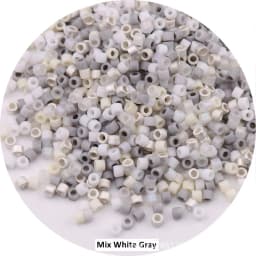 365pcs 2mm Japanese Matte Frosted Color Tubular Glass Beads 10/0 Loose Spacer Seed Beads for Jewelry Making DIY Charms Sewing