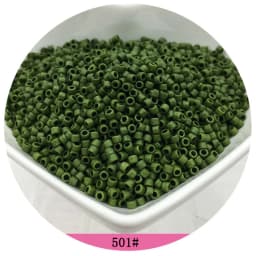 365pcs 2mm Japanese Matte Frosted Color Tubular Glass Beads 10/0 Loose Spacer Seed Beads for Jewelry Making DIY Charms Sewing