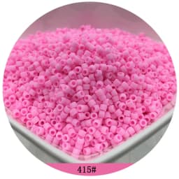 365pcs 2mm Japanese Matte Frosted Color Tubular Glass Beads 10/0 Loose Spacer Seed Beads for Jewelry Making DIY Charms Sewing
