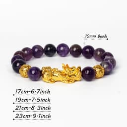 Color Changed Feng Shui Pi Xiu Bracelets Men Nature Stone Lucky Amulet Charm Beaded Bracelets Women Pi Yao Brave Wealth Jewelry