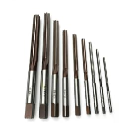 9Sicr H7/H8 Manual Reamer 2.0~40mm, Used for Deburring and Manual Reaming of Cast Iron, Carbon Steel, and Non-Ferrous Metals