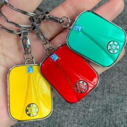 Chrome Keychain Zinc Alloy KeyRing Key Chain For Piaggio Vespa Primavera 150 SPRINT 150 GTS 300 IE LXV 125