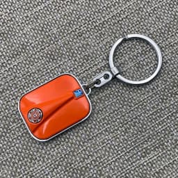 Chrome Keychain Zinc Alloy KeyRing Key Chain For Piaggio Vespa Primavera 150 SPRINT 150 GTS 300 IE LXV 125
