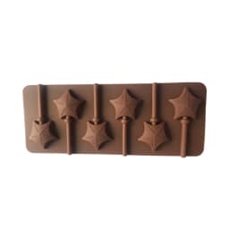 Cute Flower Round Silicone Lollipop Mold Jelly Candy Chocolate Soap Bakeware Mould Reusable Variety Shapes Cake Decorating Tools