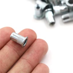 100/50/20Pcs M3 M4 M5 M6 M8 M10 Aluminum Alloy Rivnut Flat Head Threaded Rivet Insert Nutsert Cap Rivet Nut