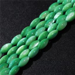 Oval Colorful Shell Beads Rice Shape Natural Mother of Pearl Shell Spacer Beads for Jewelry Making DIY Craft Accessories 15"