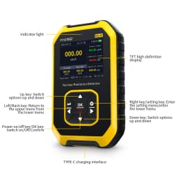 FNIRSI GC-01 Geiger Counter Nuclear Radiation Detector X-ray γ-ray βray Radioactivity Detector Personal Dosimeter Rechargeable