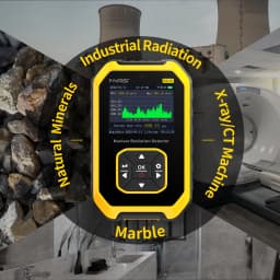 FNIRSI GC-01 Geiger Counter Nuclear Radiation Detector X-ray γ-ray βray Radioactivity Detector Personal Dosimeter Rechargeable