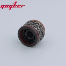 1 Pcs Red Sandalwood/Ebony Potentiometer Knob Antique Silver or Gold Window Decorations Around Potentimeter Knob Guitar Bass