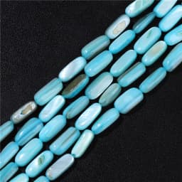 15X6mm Long Stripe Shell Beads Point Stick Mother of Pearl Shell Slice Loose Beads for DIY Making Jewelry Necklace Accessories
