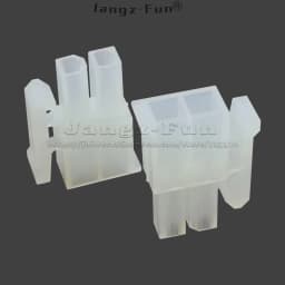 50pcs 4.2mm 5557 5559 5569 2x1P 2P Male Female Housing Top Side Entry 2 Pin Header Automotive Cable Wire Connector For Computer