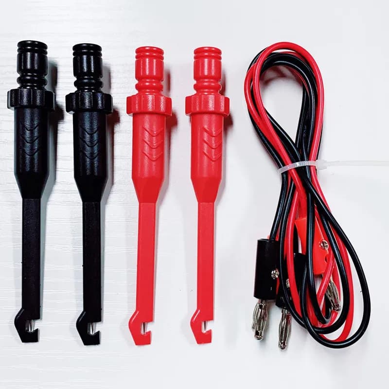 Piercing Probes Cable Clips Piercing Test Clip Automotive Test Power Probe Clip with 4mm Banana Seat Puncture Probe Test Clip