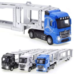1:50 Diecast Alloy Truck Head Model Toy Container Truck Pull Back With Light Engineering Transport Vehicle Hobby Collections