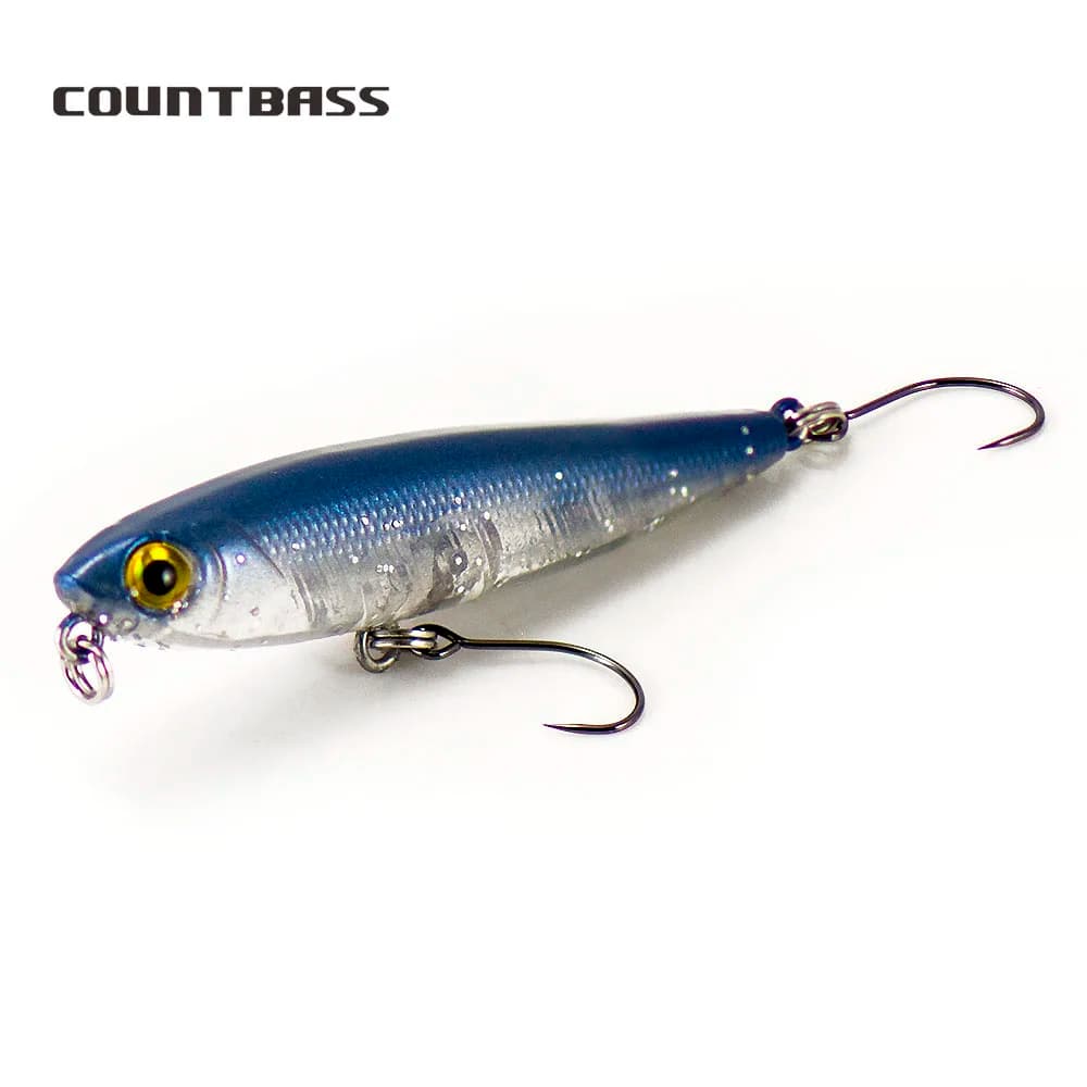 COUNTBASS Wobbler Topwater 55mm 2-3/16" 3g 1/8 oz. Floating Lure Pencil Plug Angler's Fishing Lures La Peche Au Leurre Hardbaits