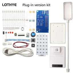 NE555 LED Dimming Table Lamp Kit PWM Circuit DIY Soldering Assembly DIY Electronic Kit 8.5W 5V 2A With Switch Potentiometer