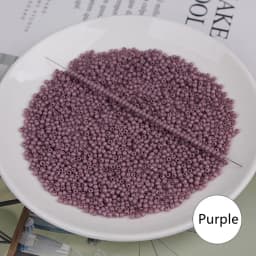 Czech Uniform Round Glass Small Beads Candy Color Mini Craft Beads For DIY Handmade Jewelry Making Accessories 12Gram/lot