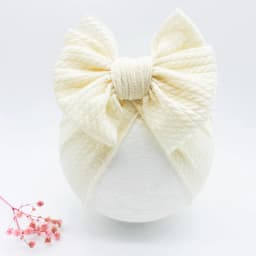 Knotted Hats for Baby Girl Beanie Bow Headband Infant Turban Newborn Head Accessories Winter Hat Warm Bonnet Caps Mother Kids