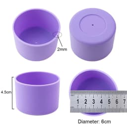 17 Colors 6.0CM Silicone Anti Slip Cup Bottom Cover 60MM Heat Insulation Bottom Cover Bottle Cover Cup Cover Silicone Base