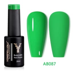 YOKEFELLOW 10ML Gel Nail Polish Sparkle Red Gel Polish Soak Off UV LED Gel Varnish 122 Colors Nail Art Manicure Gifts for Women
