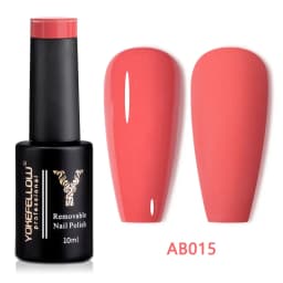 YOKEFELLOW 10ML Gel Nail Polish Sparkle Red Gel Polish Soak Off UV LED Gel Varnish 122 Colors Nail Art Manicure Gifts for Women