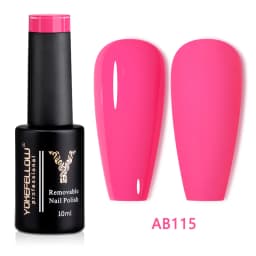 YOKEFELLOW 10ML Gel Nail Polish Sparkle Red Gel Polish Soak Off UV LED Gel Varnish 122 Colors Nail Art Manicure Gifts for Women