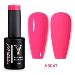 YOKEFELLOW 10ML Gel Nail Polish Sparkle Red Gel Polish Soak Off UV LED Gel Varnish 122 Colors Nail Art Manicure Gifts for Women