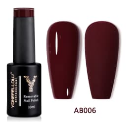 YOKEFELLOW 10ML Gel Nail Polish Sparkle Red Gel Polish Soak Off UV LED Gel Varnish 122 Colors Nail Art Manicure Gifts for Women