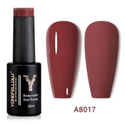 YOKEFELLOW 10ML Gel Nail Polish Sparkle Red Gel Polish Soak Off UV LED Gel Varnish 122 Colors Nail Art Manicure Gifts for Women