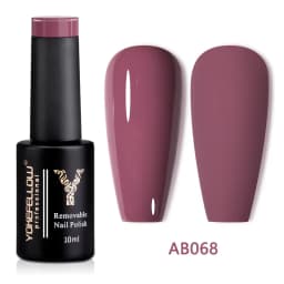 YOKEFELLOW 10ML Gel Nail Polish Sparkle Red Gel Polish Soak Off UV LED Gel Varnish 122 Colors Nail Art Manicure Gifts for Women