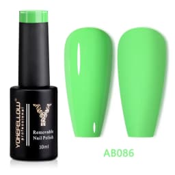 YOKEFELLOW 10ML Gel Nail Polish Sparkle Red Gel Polish Soak Off UV LED Gel Varnish 122 Colors Nail Art Manicure Gifts for Women