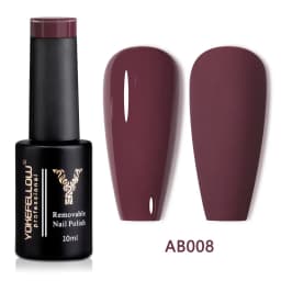 YOKEFELLOW 10ML Gel Nail Polish Sparkle Red Gel Polish Soak Off UV LED Gel Varnish 122 Colors Nail Art Manicure Gifts for Women