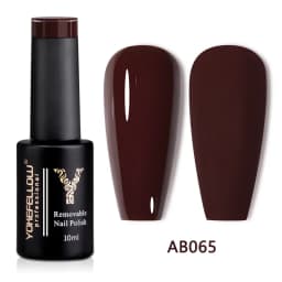 YOKEFELLOW 10ML Gel Nail Polish Sparkle Red Gel Polish Soak Off UV LED Gel Varnish 122 Colors Nail Art Manicure Gifts for Women