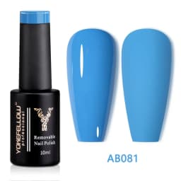 YOKEFELLOW 10ML Gel Nail Polish Sparkle Red Gel Polish Soak Off UV LED Gel Varnish 122 Colors Nail Art Manicure Gifts for Women