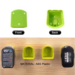 2PCS Wall Mount Machine Storage Rack For Ryobi Li-ion Battery Holder Storage Drill Power Tools For Ryobi 18V One+ Fixed Bracket
