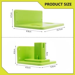 2PCS Wall Mount Machine Storage Rack For Ryobi Li-ion Battery Holder Storage Drill Power Tools For Ryobi 18V One+ Fixed Bracket