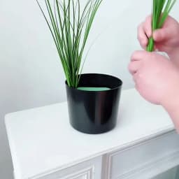 Fake Plant Simulated Onion Grass Diy Pseudograss Garden Decoration Plant Pot Fairy Garden Miniatures Home Decoration