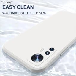 For Xiaomi 12T Pro Case Xiaomi 12T 12 13 13T Pro 12 Lite Cover Funda Coque Soft Original Liquid Silicone Case Xiaomi 12T Pro