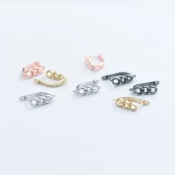 DIY Hollow Earrings Clasps Hooks for Woman Handmade Jewelry Findings Making Accessories Antique Bronze/Gold Color