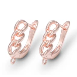DIY Hollow Earrings Clasps Hooks for Woman Handmade Jewelry Findings Making Accessories Antique Bronze/Gold Color