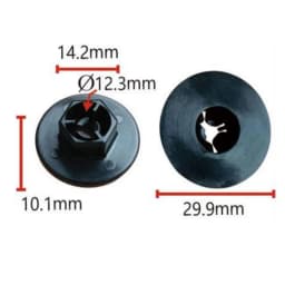10X Car Fender Liner Mud Guard Nut Plug For Hyundai Elantra AD Tucson Santa Fe Solaris Kia Sedona Soul Optima Cadenza 8414526000