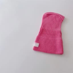 MILANCEL Baby Knitted Hooded Scarf Warm Solid Color One Piece Scarf and Caps for Infant Kids Accessories