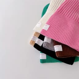 MILANCEL Baby Knitted Hooded Scarf Warm Solid Color One Piece Scarf and Caps for Infant Kids Accessories