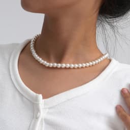 Elegant Irregular Imitation Pearl Choker Necklace Women Bride Multilayer Clavicle Chain Aesthetic Neck Jewelry Wed Accessories